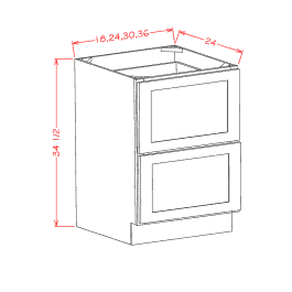 Drawer Base - 2 Drawer